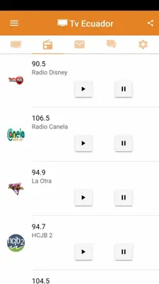 Tv Ecuador android App screenshot 1